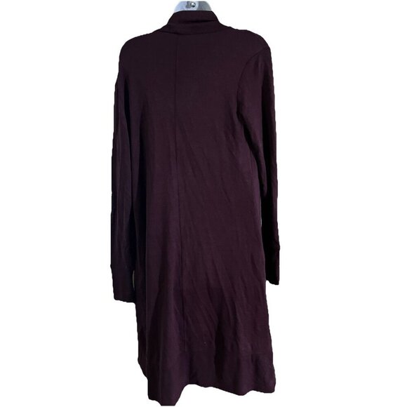 Athleta Pranayama Womens Restore Wrap Cardigan Size S Plum Purple Yoga Stretchy - Picture 2 of 8